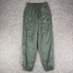 Nike Sportswear Woven Cargo Pants 27" Pockets Nylon Juniper Fog Womens XS